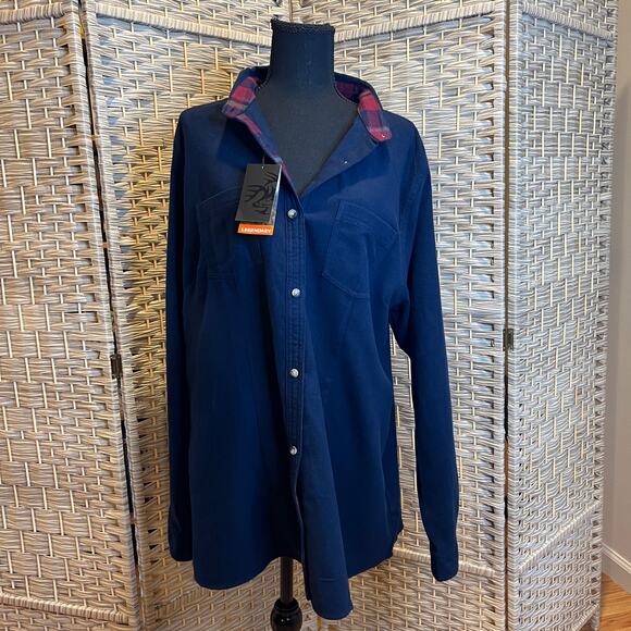 Plus sized women’s Legendary Flannel NWT Size 2XL 100% Cotton - Picture 2 of 8